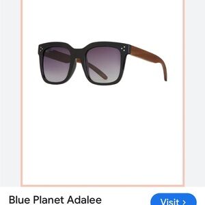 Blue Planet ADALEE Black Sunglasses